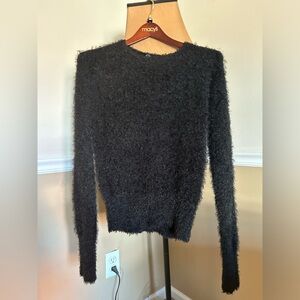 Peppermint fuzzy sweater